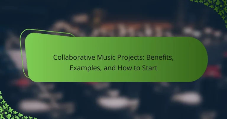 Collaborative Music Projects: Benefits, Examples, and How to Start
