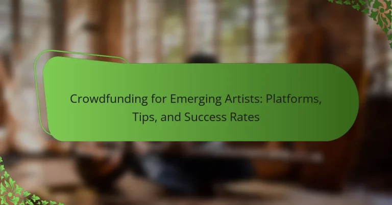 Crowdfunding for Emerging Artists: Platforms, Tips, and Success Rates