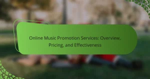 Online Music Promotion Services: Overview, Pricing, and Effectiveness