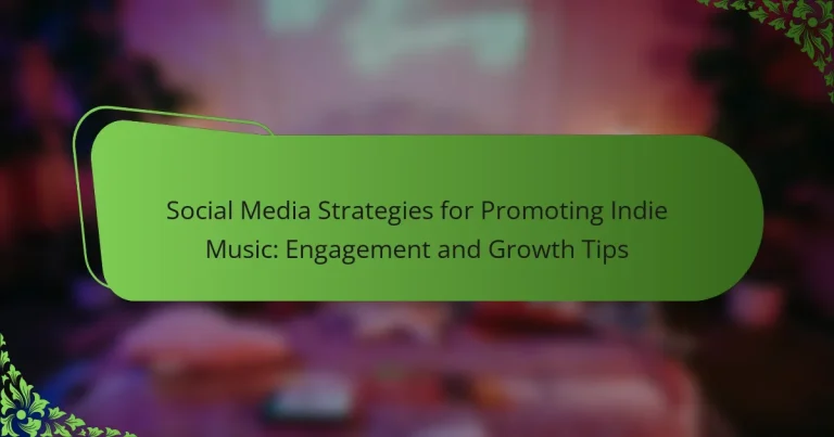 Social Media Strategies for Promoting Indie Music: Engagement and Growth Tips